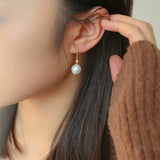 Baroque Pearl Drop Earrings - floysun