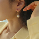 Baroque Pearl Drop Earrings - floysun