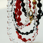 Black Agate Long Necklace - floysun