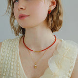 Broken Gold Onyx Stone Beaded Necklaces - floysun