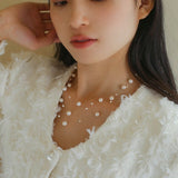 Celestial Dreams Multi-layer Freshwater Pearl Necklace - floysun