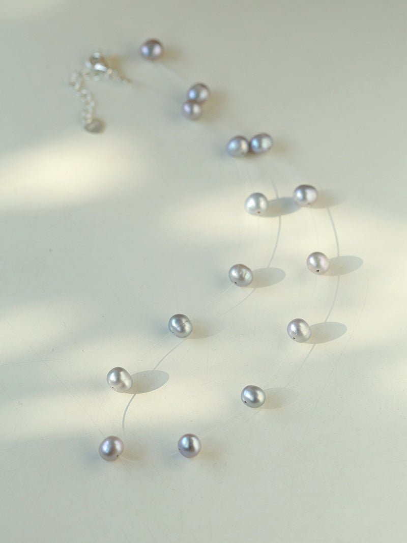 Celestial Dreams Single-layer Freshwater Pearl Necklace - floysun