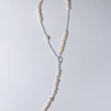 Chain Spliced Pearls Necklaces OT Buckle - floysun