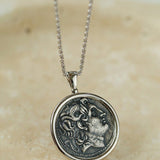 Classic Alexander Silver Coin Plus Necklace - floysun