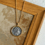 Classic Alexander Silver Coin Plus Necklace - floysun