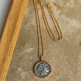 Classic Alexander Silver Coin Plus Necklace - floysun