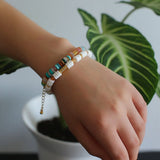 Colorful Stone Beaded Bracelet - floysun