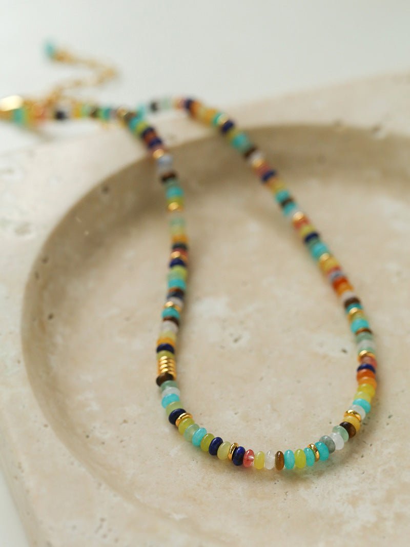Colorful Stone Beaded Necklaces - floysun