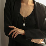 Fashion Baroque Shaped Pearl Pendant Necklace - floysun