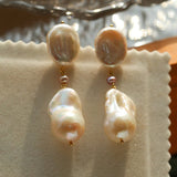 Freshwater Baroque Pearl Earrings - floysun