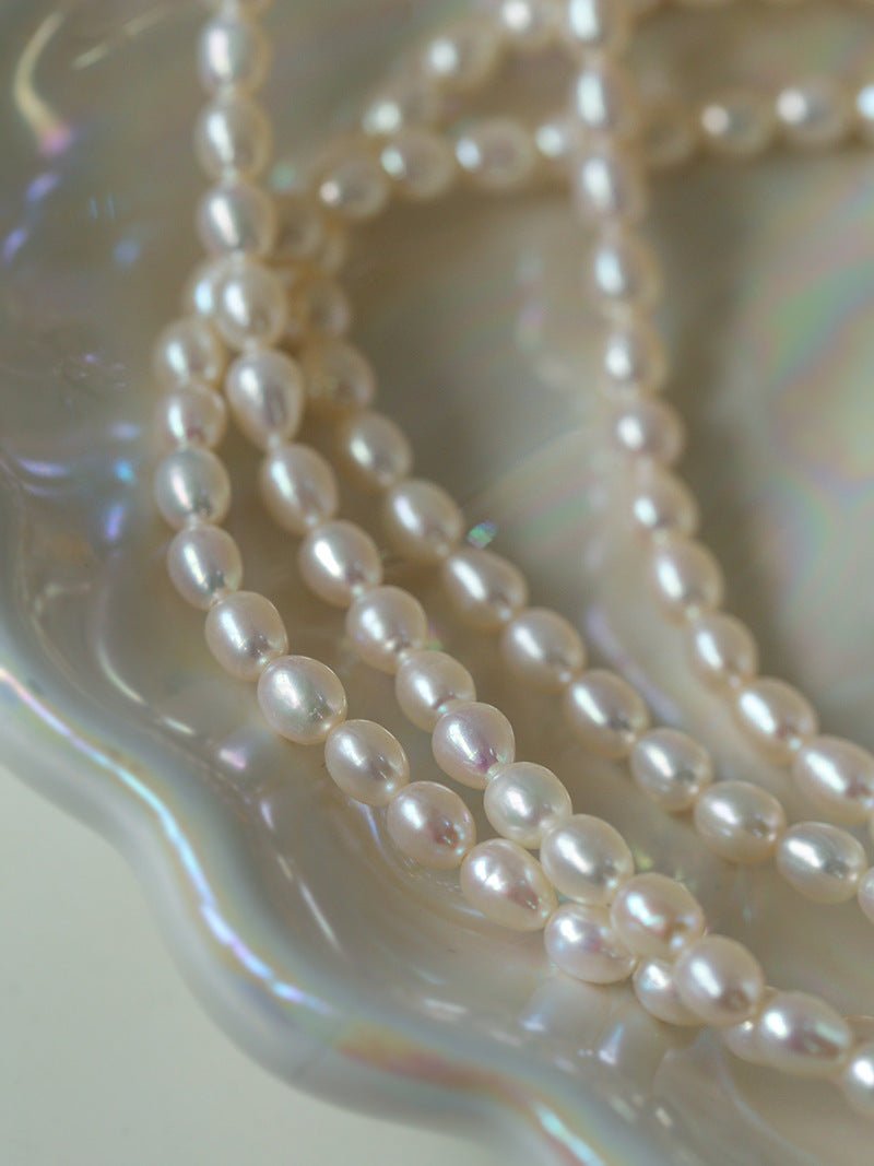 Freshwater Grey Pearl Multilayer Long Necklace 120cm - floysun