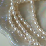 Freshwater Grey Pearl Multilayer Long Necklace 120cm - floysun