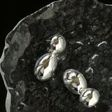 Geometric Metal Scenery Oval Earrings - floysun