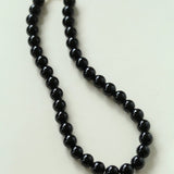 Harmonious Gemstone Necklace Black Onyx 10mm - floysun