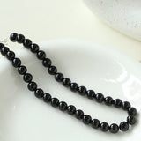 Harmonious Gemstone Necklace Black Onyx 10mm - floysun