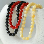 Harmonious Gemstone Necklace Black Onyx 10mm - floysun