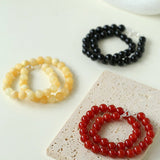 Harmonious Gemstone Necklace Black Onyx 10mm - floysun