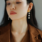 Lava Artisan Series-Pearl Earrings - floysun