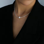 Luxurious Shiny Passepartout Natural Pearl Necklace - floysun