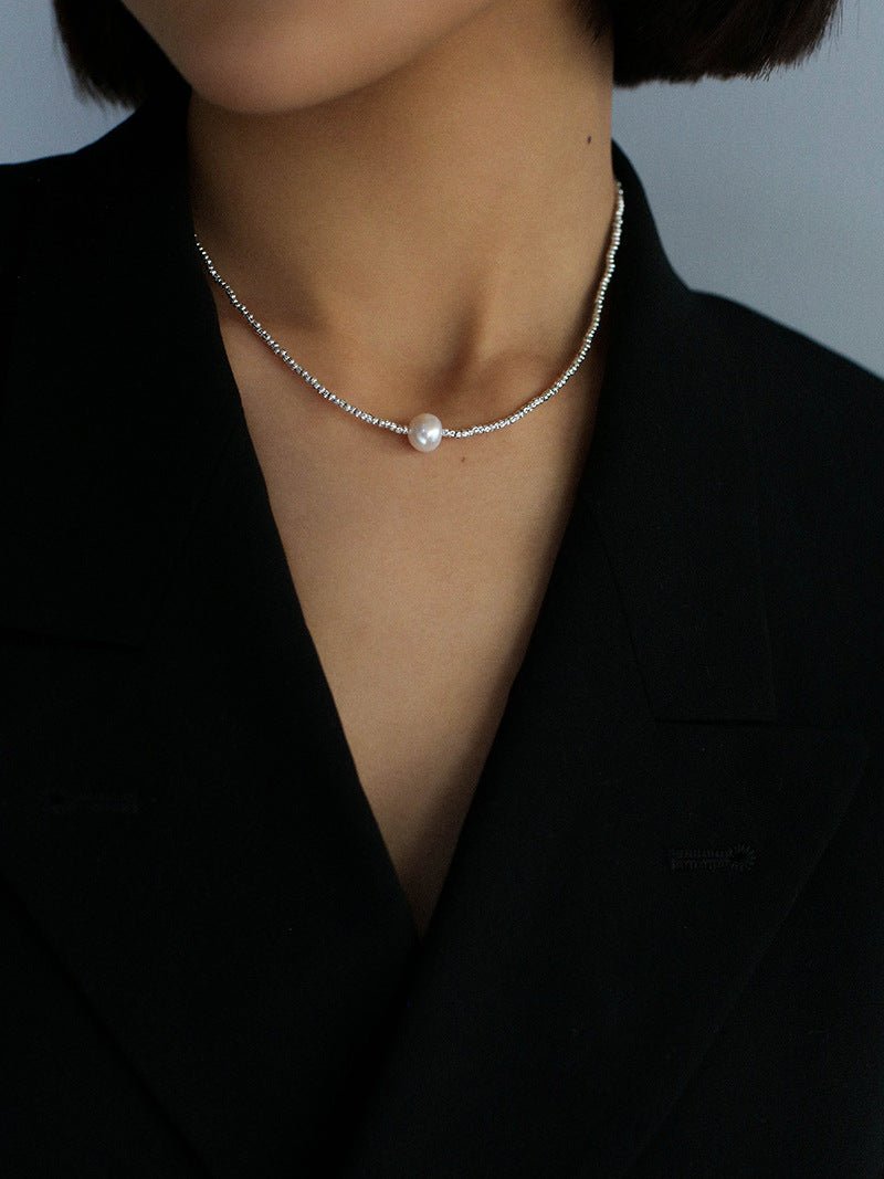 Luxurious Shiny Passepartout Natural Pearl Necklace - floysun