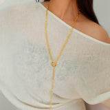 Metal Y-Shape Chain Sweater Chain Necklace - floysun