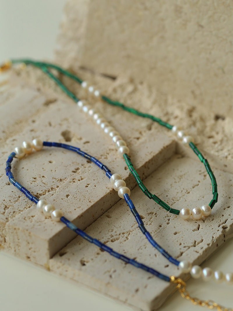 Mosaic Freshwater Pearl Necklace - floysun