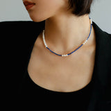 Mosaic Freshwater Pearl Necklace - floysun