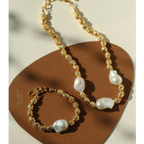 Niche Metal Style Baroque Pearl Bracelets - floysun