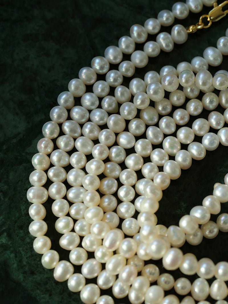 Oval Freshwater Pearl Longs Necklace - floysun