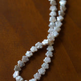 Peach Blossom-shaped Baroque Pearls Necklace - floysun
