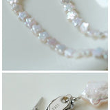 Peach Blossom-shaped Baroque Pearls Necklace - floysun