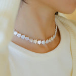 Peach Blossom-shaped Baroque Pearls Necklace - floysun