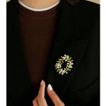 Peach Blossom Wreath Brooch - floysun