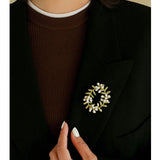 Peach Blossom Wreath Brooch - floysun