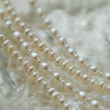 Pulldown Double-Layer Beaded Pearl Necklace - floysun