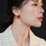Red Drip Glaze Collection – Folded Love Hearts for a Special Elegance - floysun
