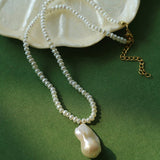 Simple Baroque Pearl Necklaces - floysun