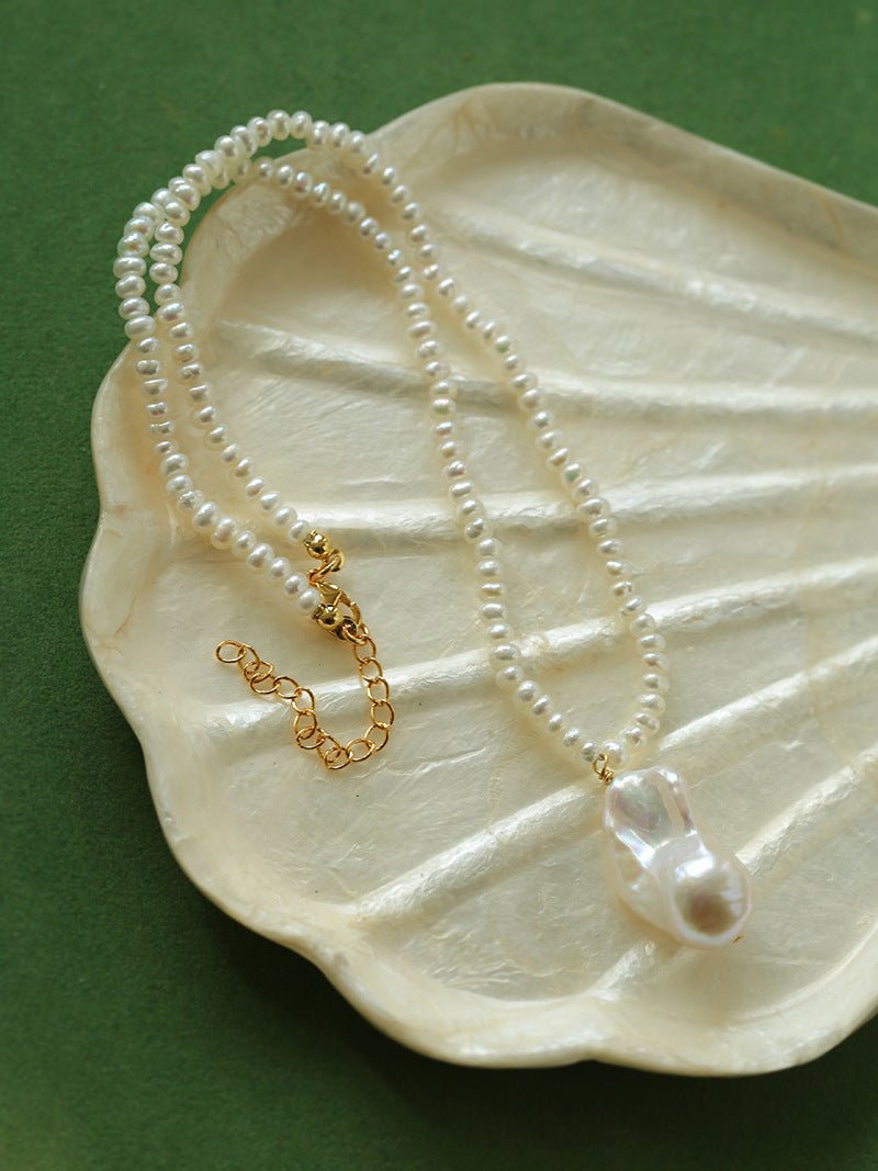 Simple Baroque Pearl Necklaces - floysun