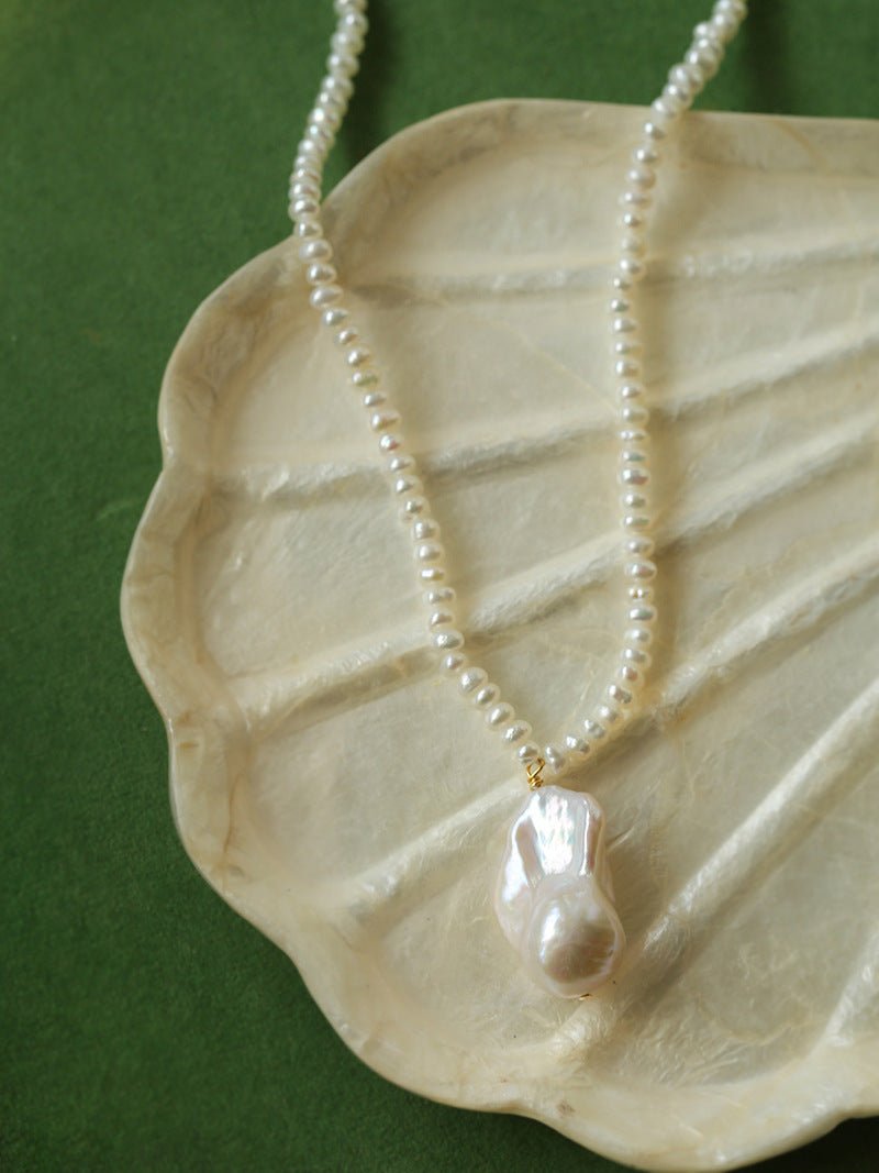Simple Baroque Pearl Necklaces - floysun