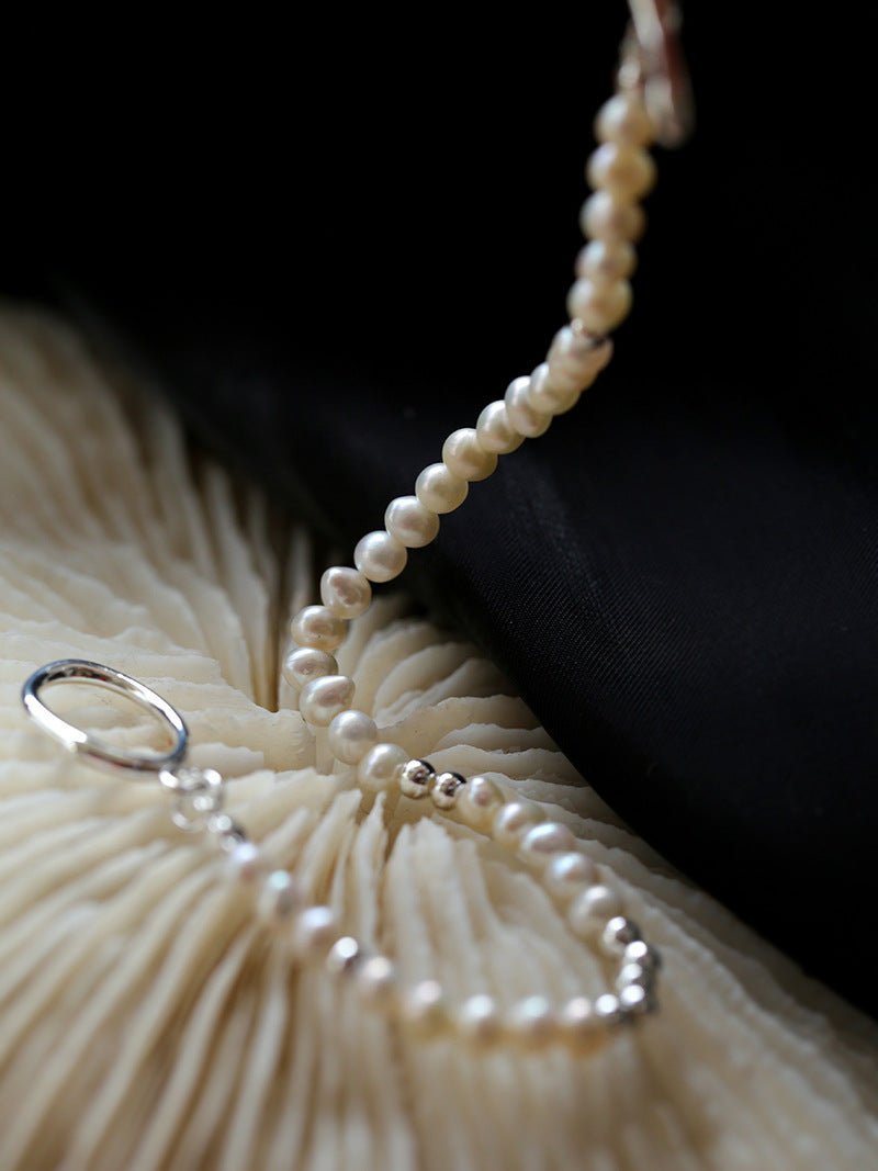Simple Elegant Ot Pearl Silver Bracelet - floysun