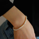 Simple Elegant Ot Pearl Silver Bracelet - floysun
