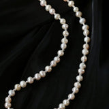 Simple Mini Pearl Silver Necklace B Style - floysun