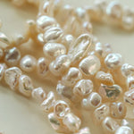 Simple Special-shaped Baroque Pearl Necklace - floysun
