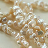 Simple Special-shaped Baroque Pearl Necklace - floysun