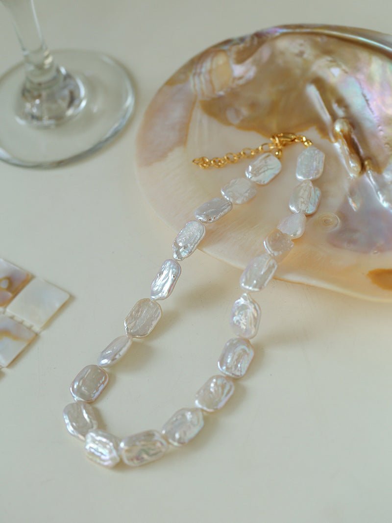 Special Shaped Baroque Pearls Collarbone Necklace - floysun
