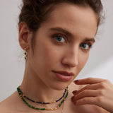 Sterling Silver Lapis Lazuli Broken Silver Necklaces - floysun