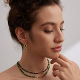 Sterling Silver Lapis Lazuli Broken Silver Necklaces - floysun