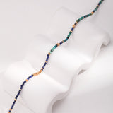Sterling Silver Lapis Lazuli Broken Silver Necklaces - floysun
