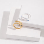 Sterling Silver Minimalist Sapphire Rings - floysun