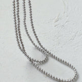 Swarovski Grey 4mm Pearl Long Necklace - floysun